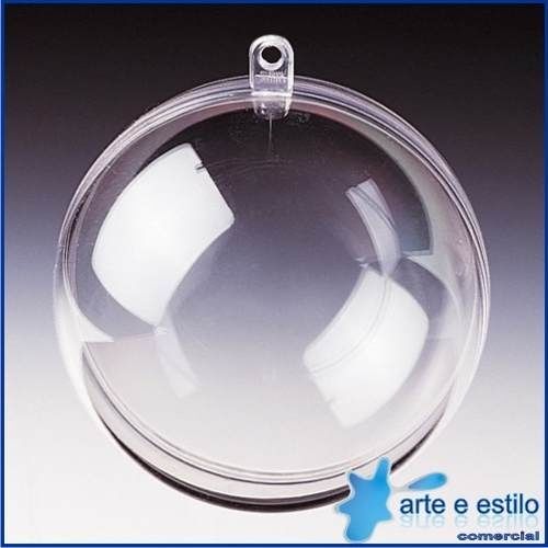 Esferas de plastico transparente
