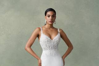 vestidos de novia sencillos corte siren