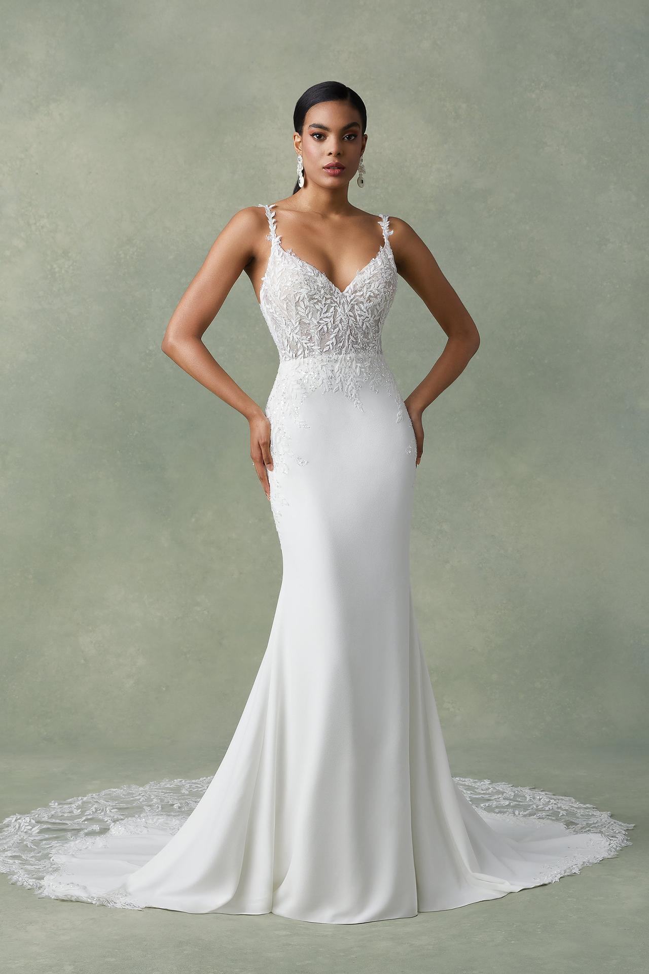 vestidos de novia sencillos corte siren