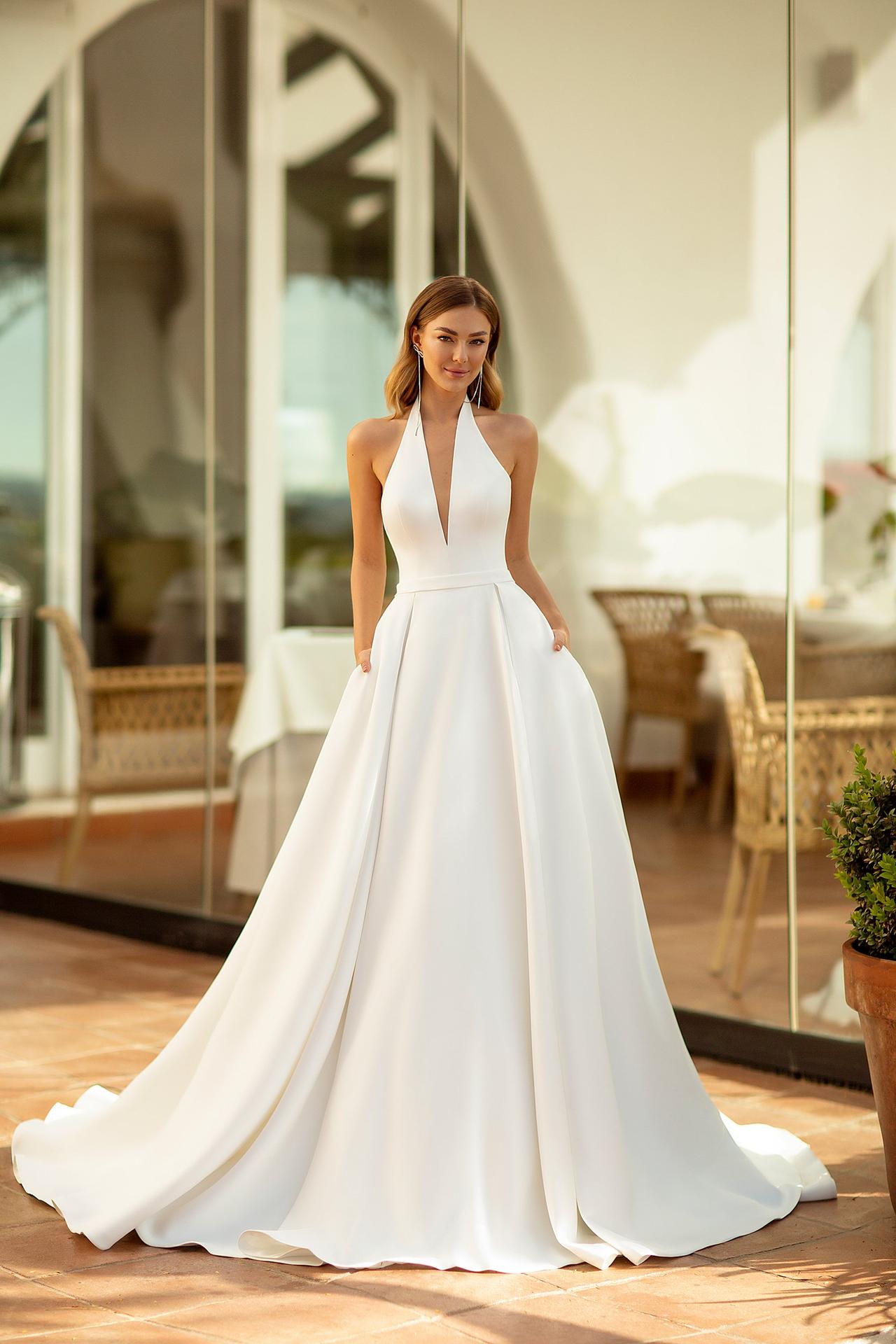 imágenes de vestidos de novia estilo princesa