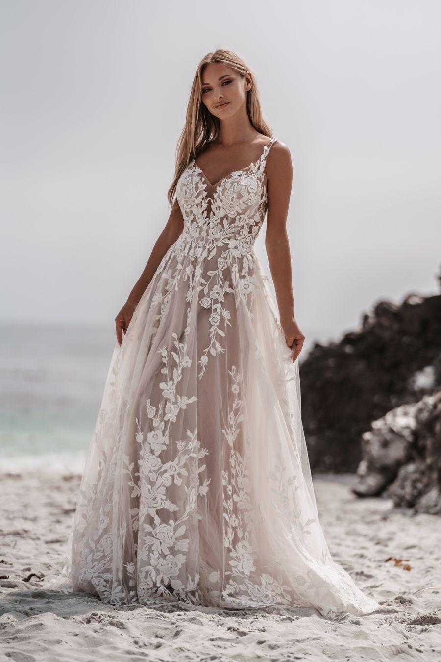 100 vestidos de novia para boda en la playa 
