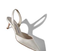 zapatos para novia blancos con tacón kitten