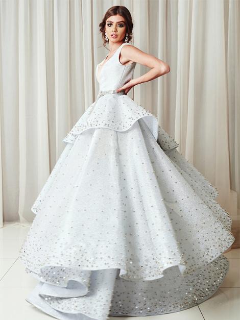 60 modelos de vestidos de fiesta blancos 