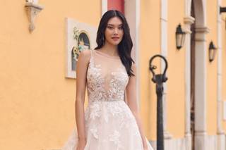 vestidos de novia de tul y encaje