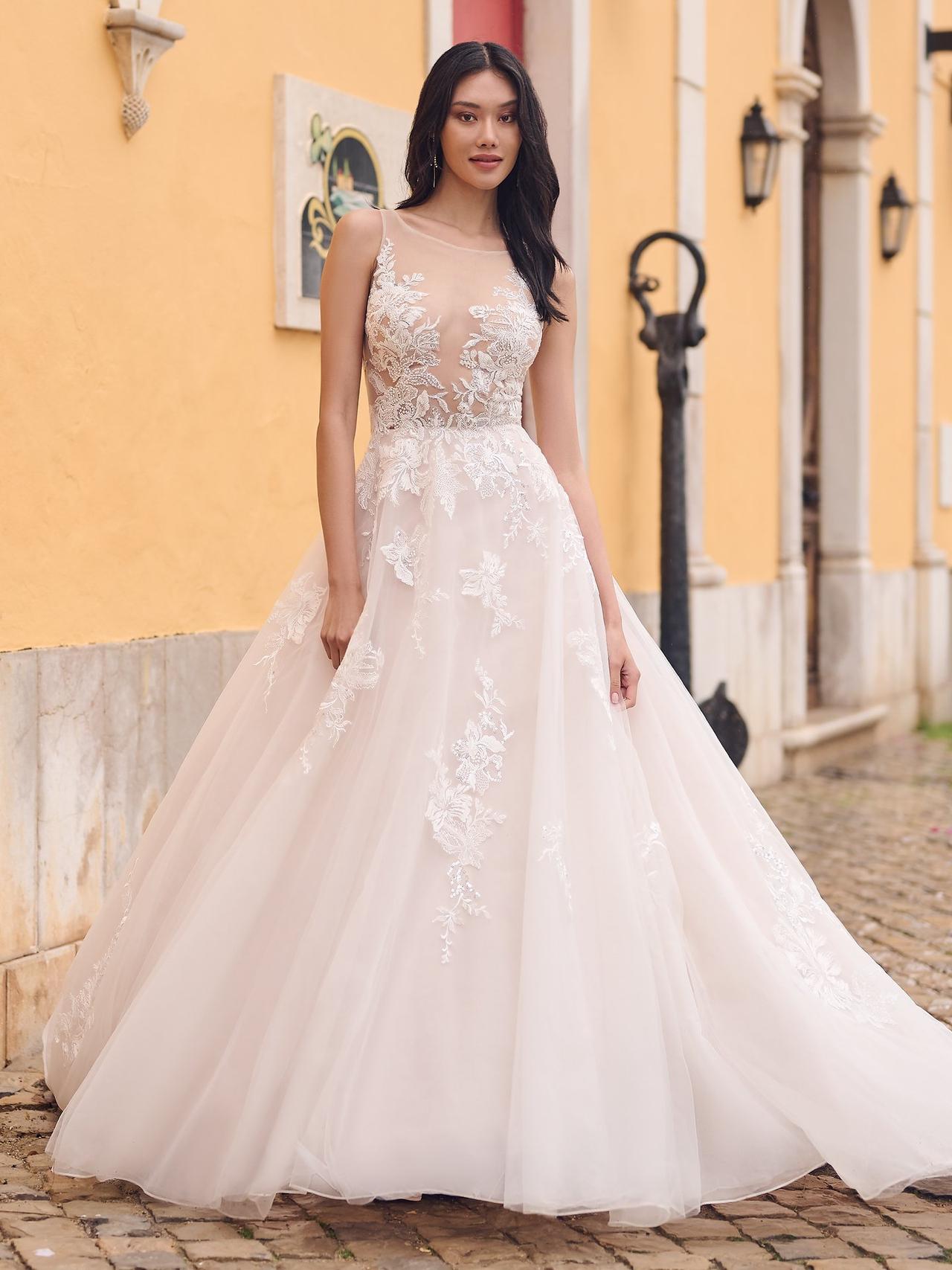 vestidos de novia de tul y encaje