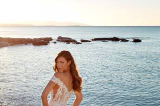 vestidos de novia corte sirena con cola