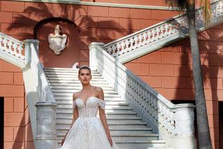 vestidos de novia con manga caída