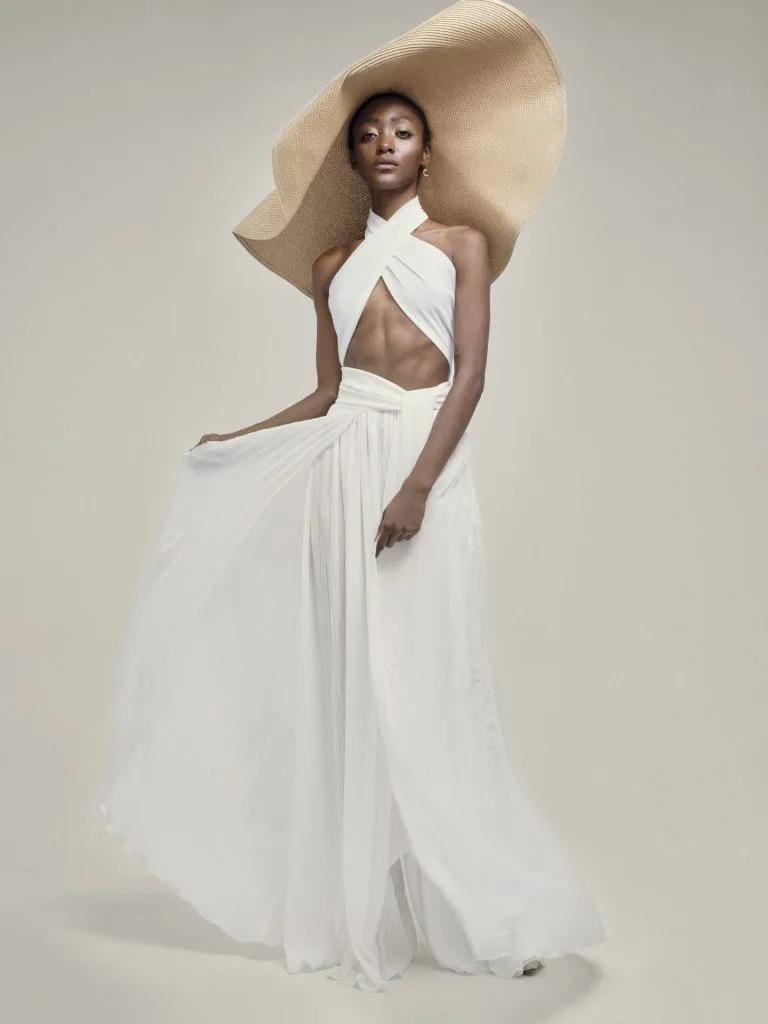 vestido de novia para playa ligero