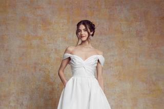 vestidos de novia corte princesa sencillos