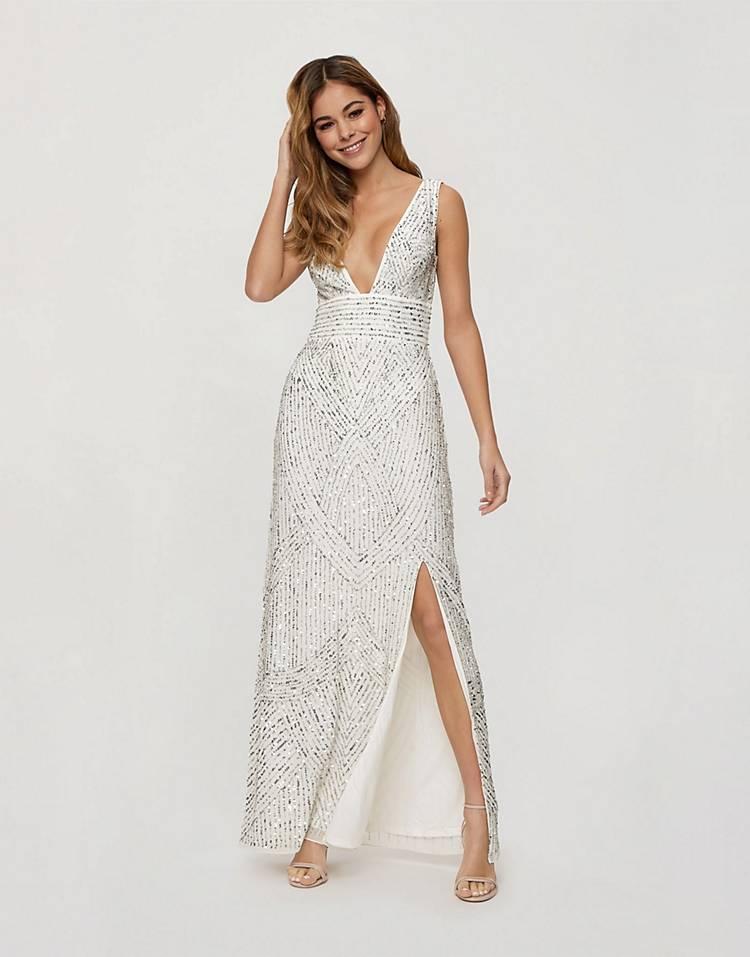 Adelantar medida clase 60 modelos de vestidos de fiesta blancos - bodas.com.mx