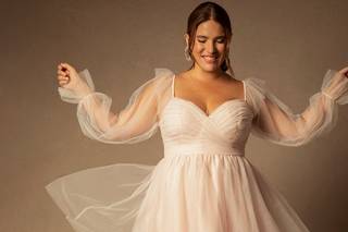 vestidos para boda civil para gorditas