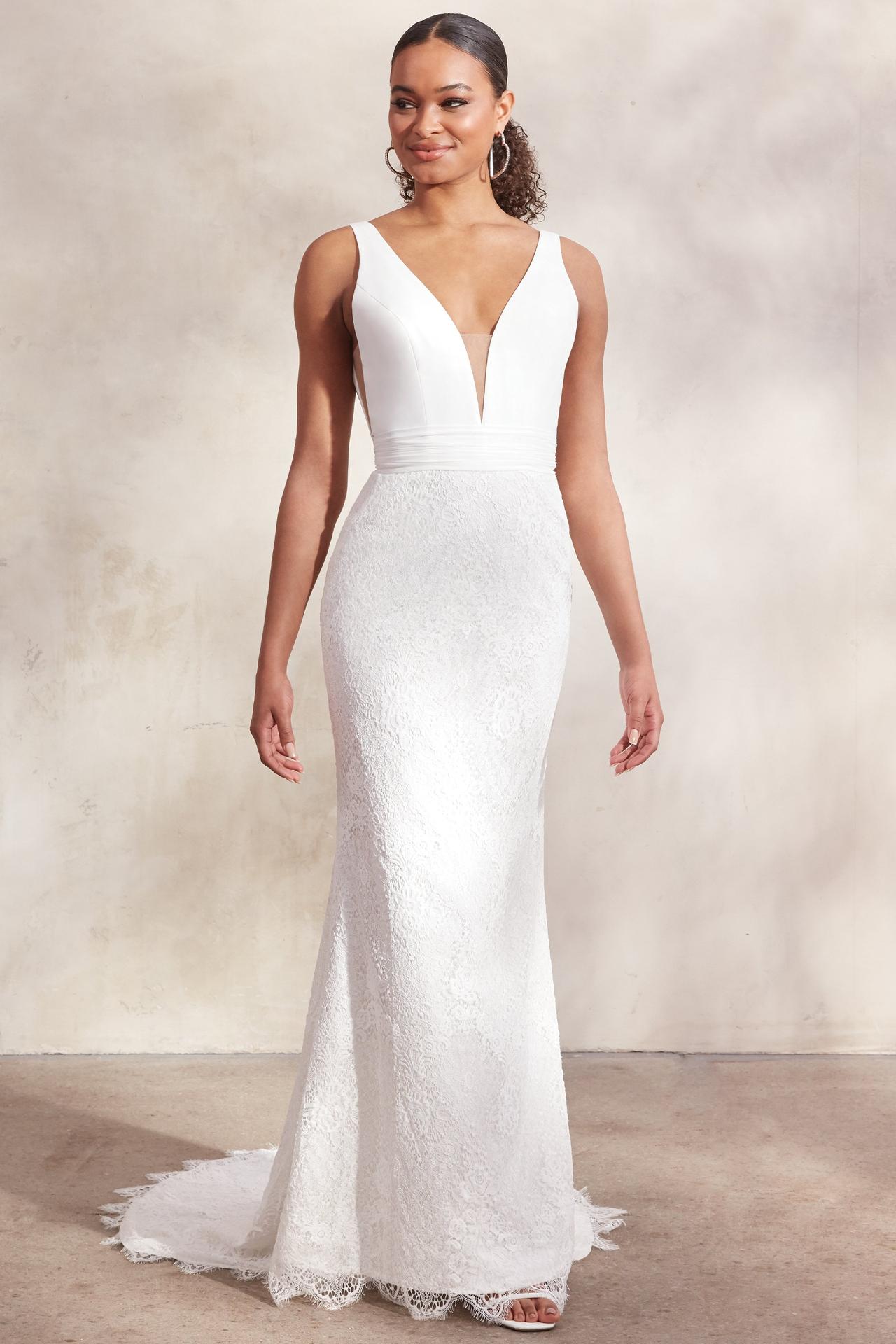 vestidos de novia sencillos corte siren