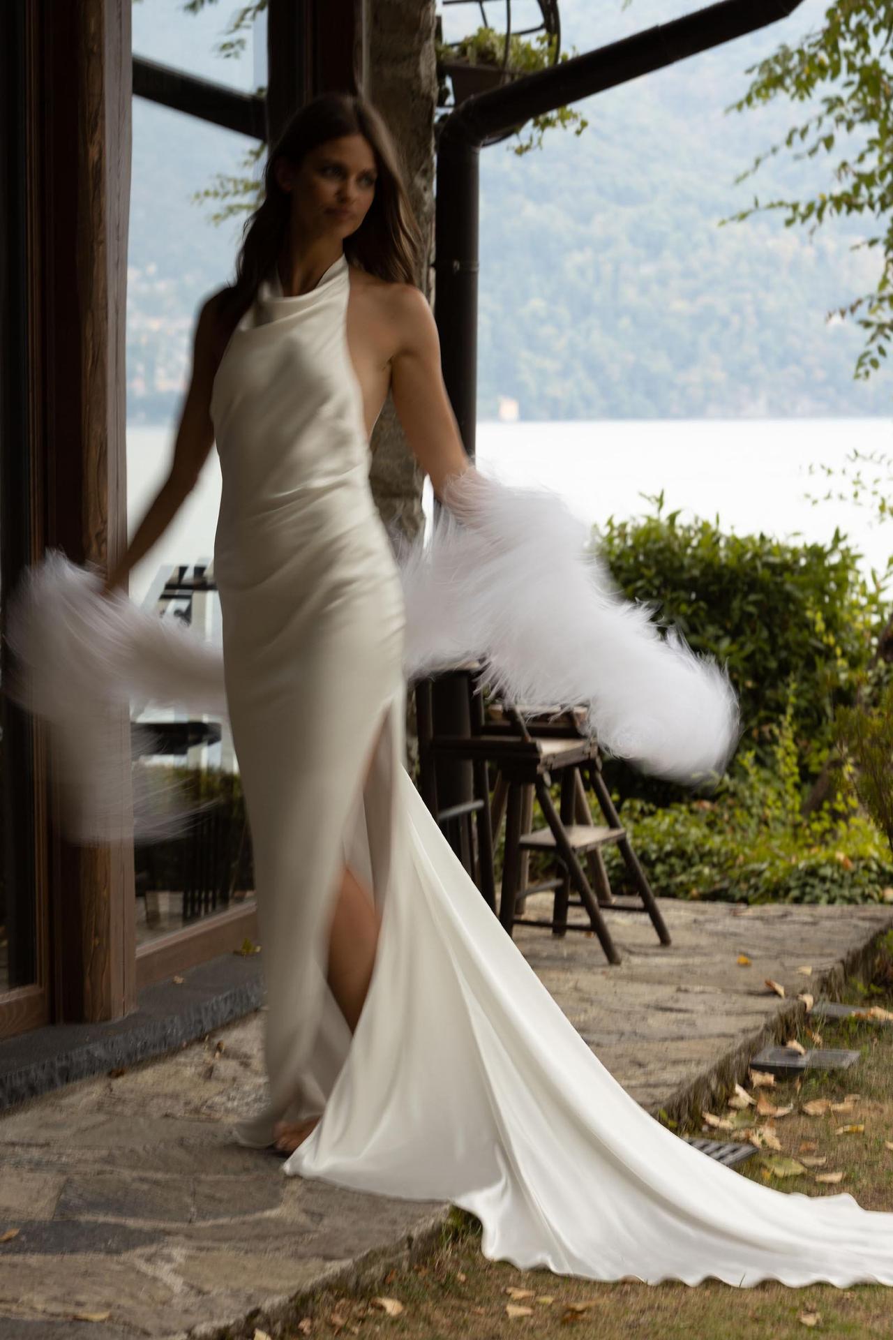 imágenes de vestidos de novia sencillos y bonitos