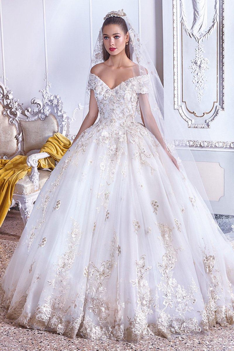35 vestidos de novia dorado para un ¡brillante! bodas.com.mx