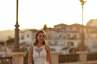 vestidos de novia de tul y encaje