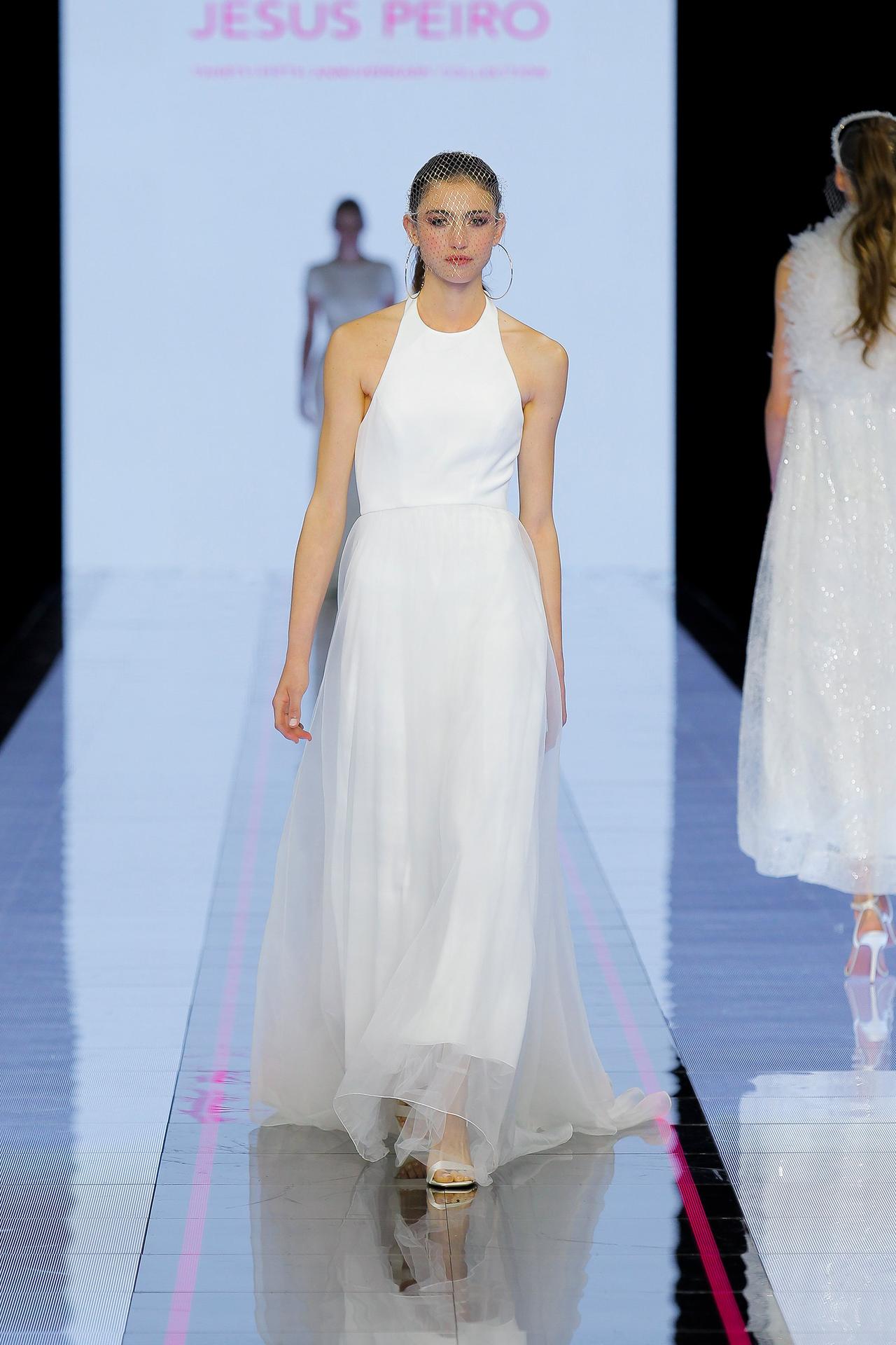 vestido de novia organza