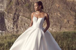 vestido de novia con bolsillos