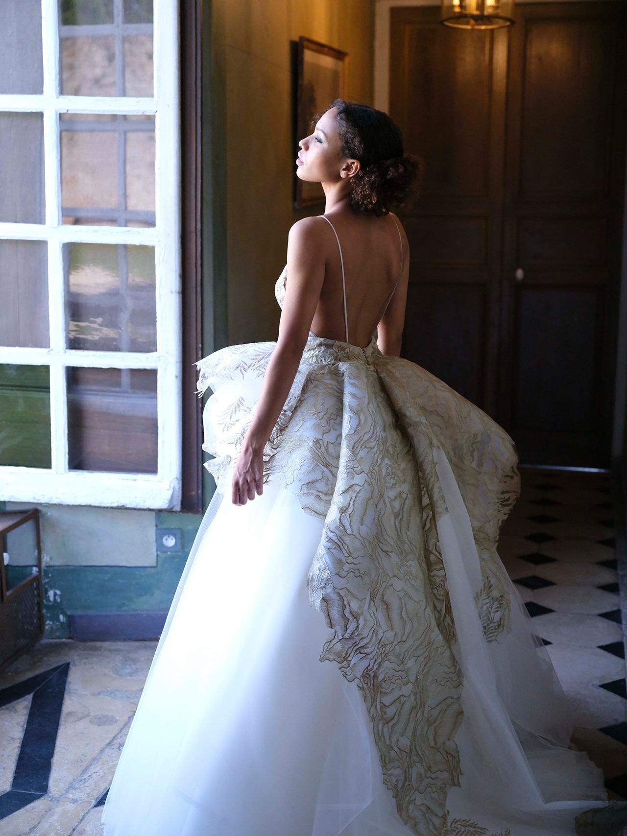 cauda vestido novia 
