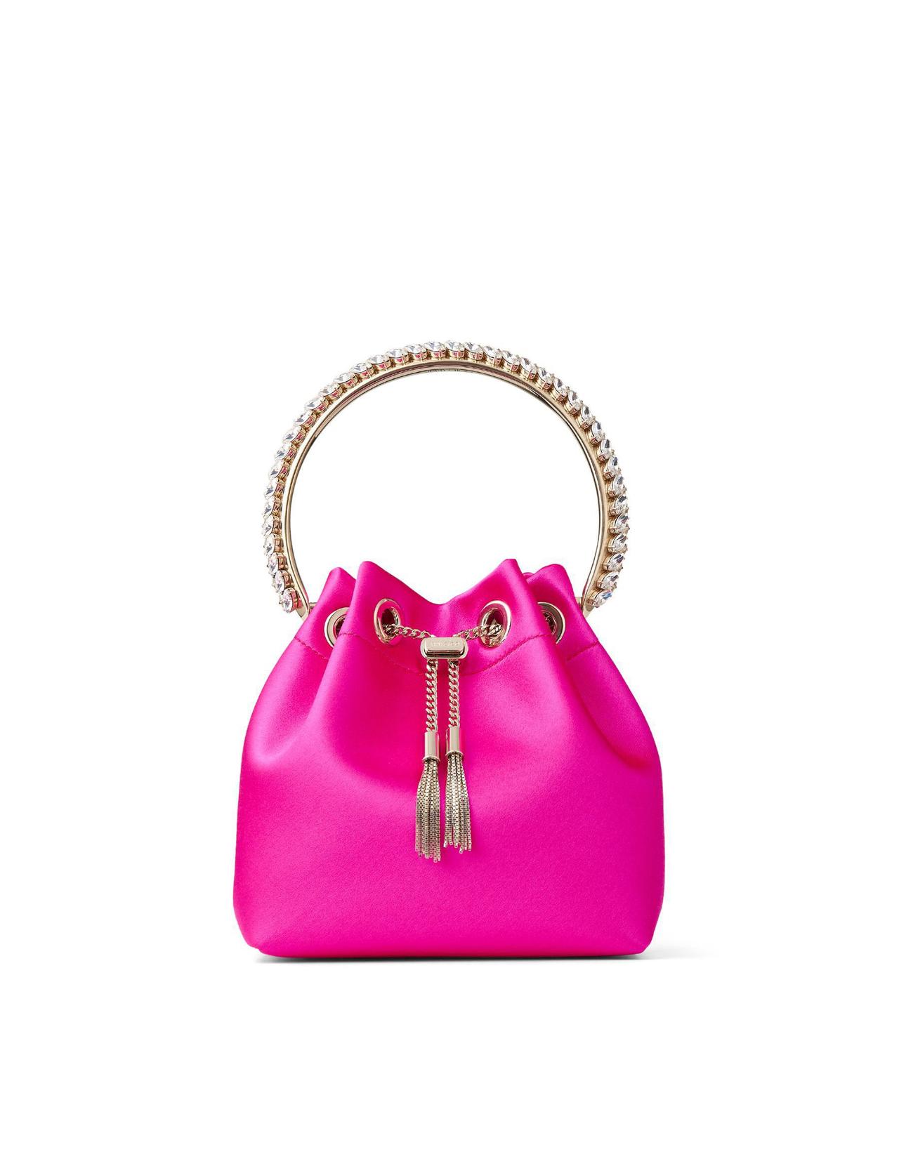 bolsa para novia original en color rosa