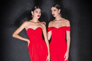 vestido de fiesta rojo