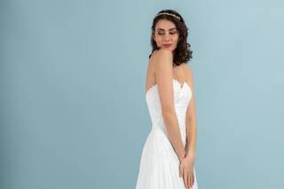 diseños para novias bajitas