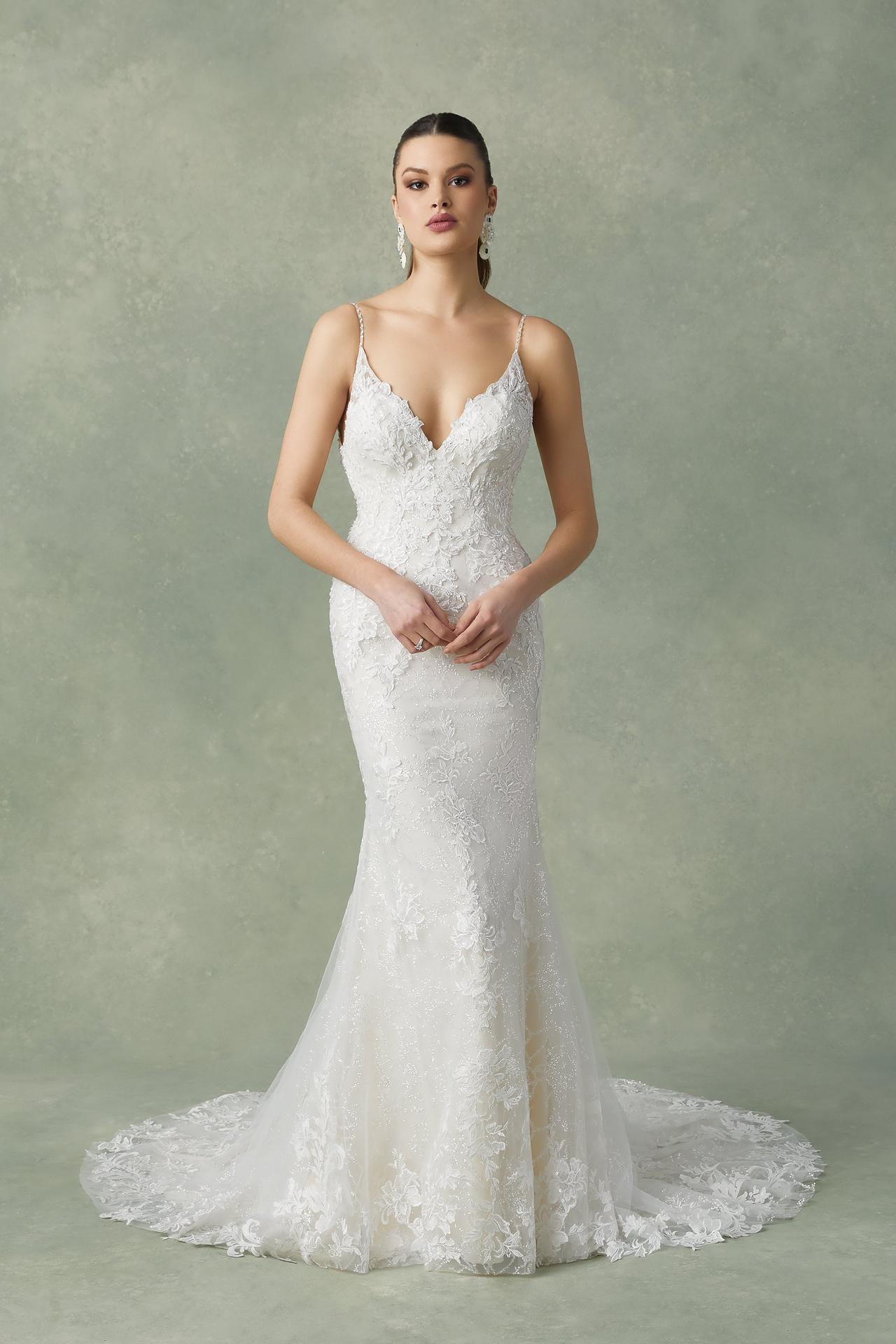 vestidos de novia sencillos corte siren