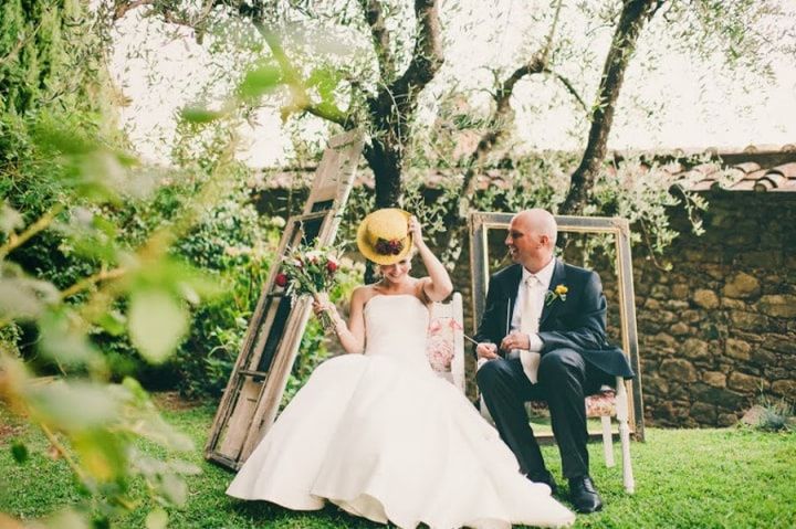 Boda rústica de Ángela y Bryan en la Toscana