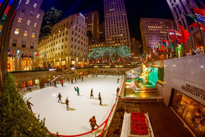 pista de hielo en Nueva York