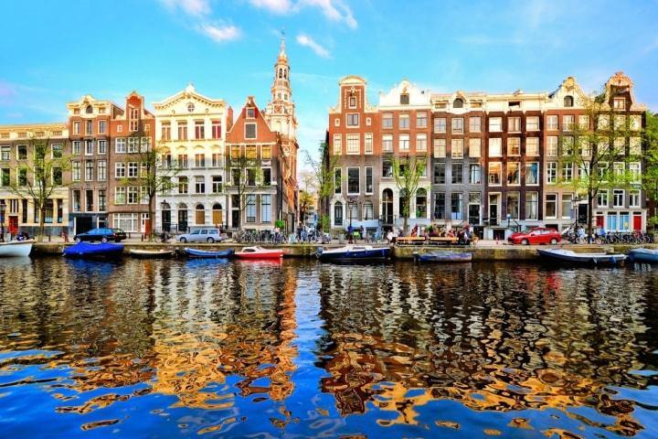 Canales de agua de Ámsterdam, Holanda