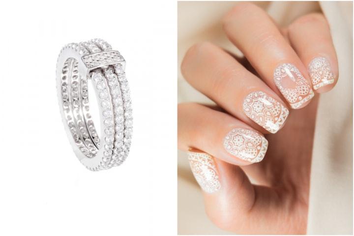 Qué manicura va mejor con tu anillo de compromiso? 