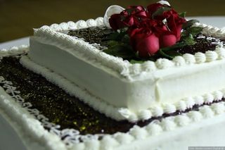 pastel de boda de chocolate