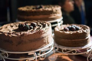 pasteles de boda de chocolate