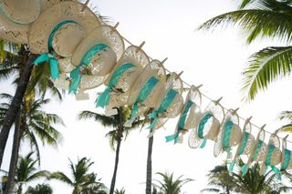 recuerdo para boda sombrero