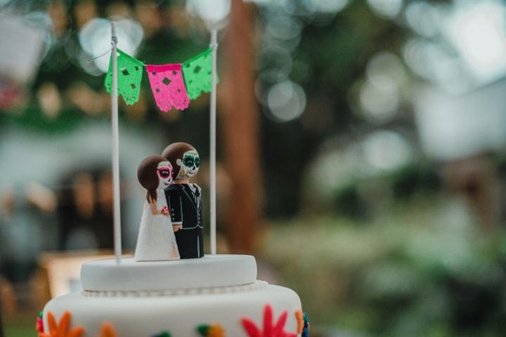 boda temática día de muertos