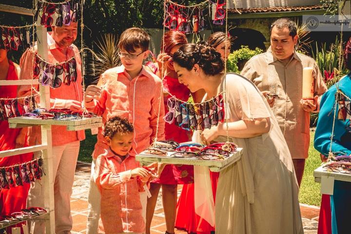 recuerdo para boda pashminas