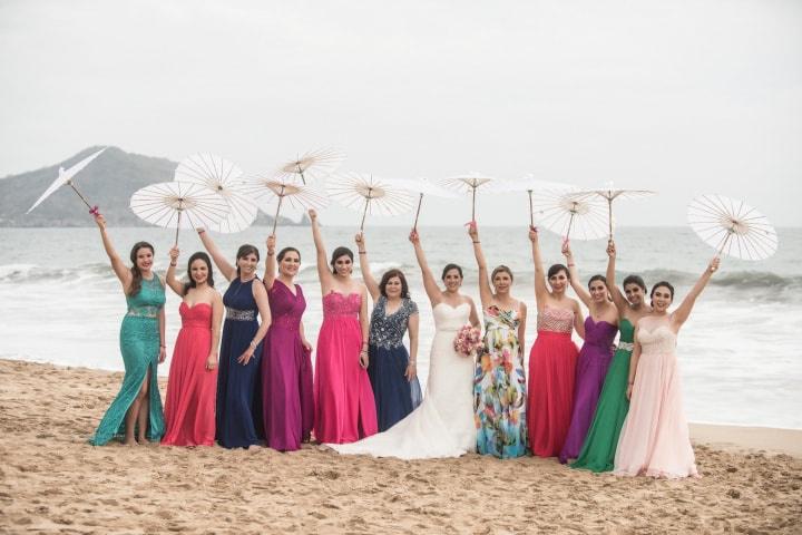 sombrillas para boda​