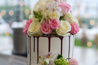 pastel de boda de chocolate