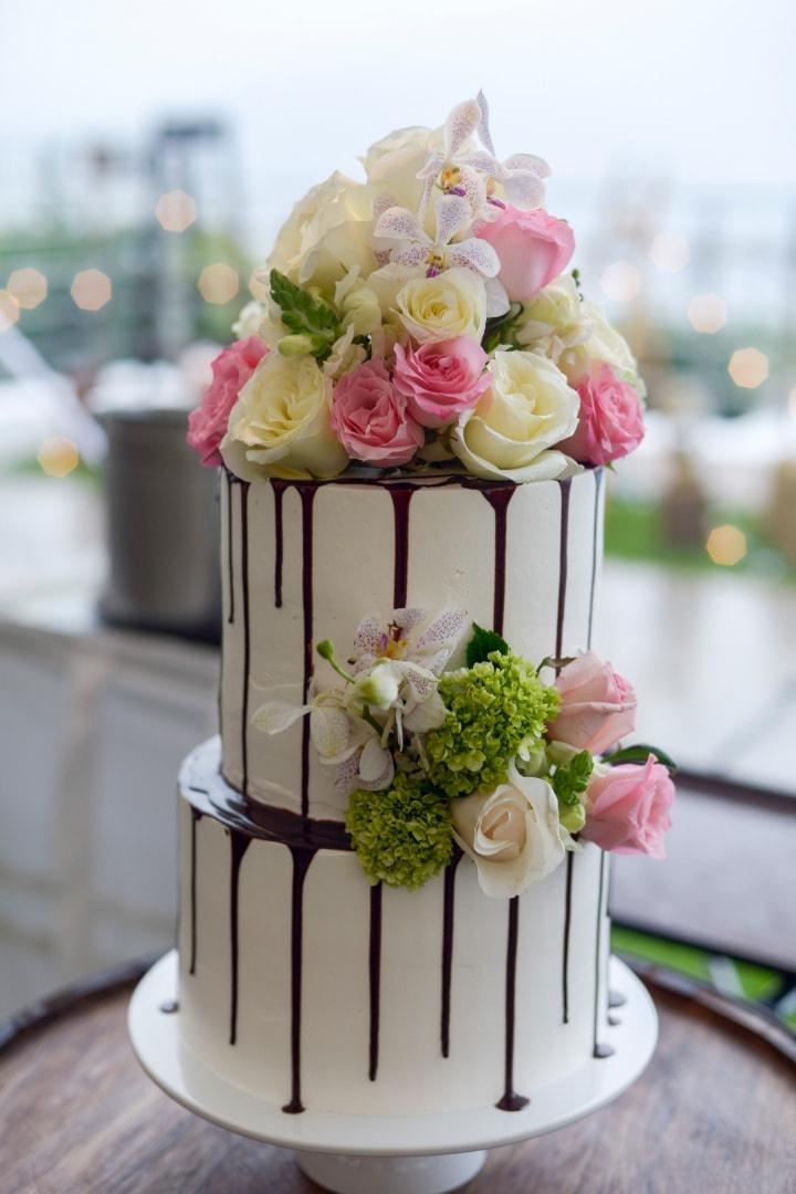 pastel de boda de chocolate