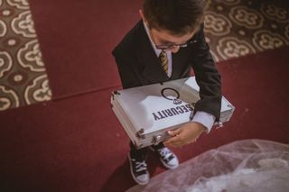 maletín para anillos de boda