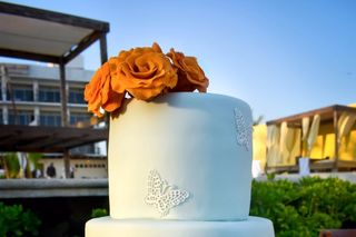 pastel de boda fondant elegante