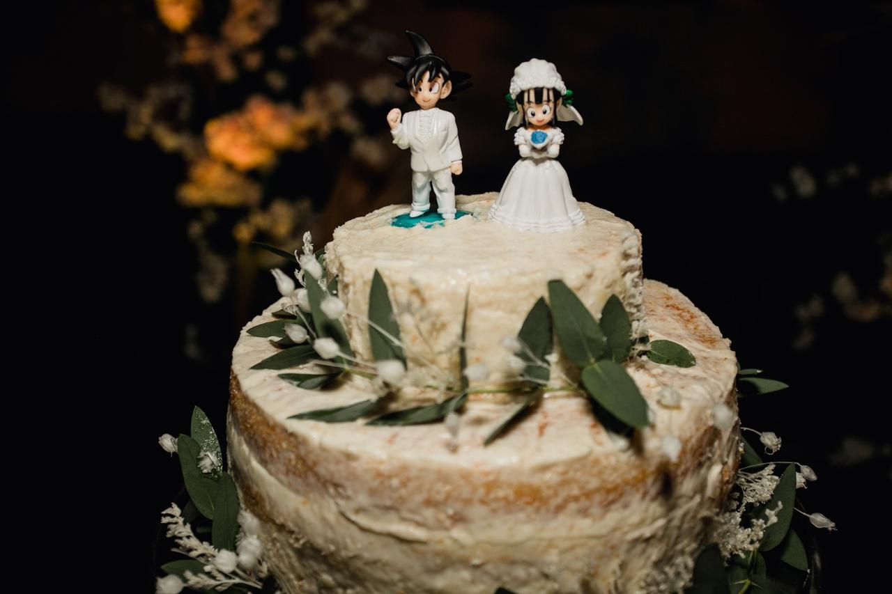 muñecos tarta boda frikis