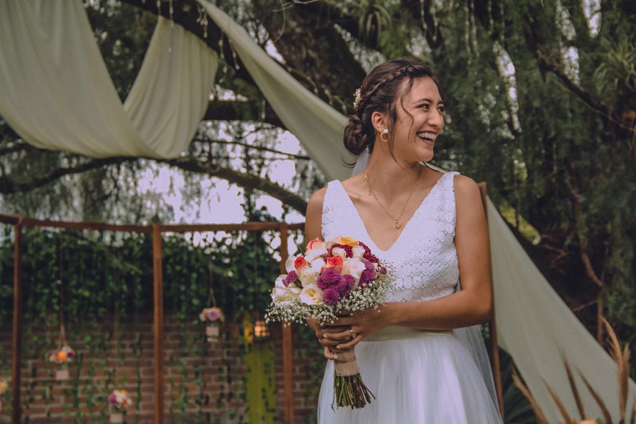 peinado con trenzas para novia