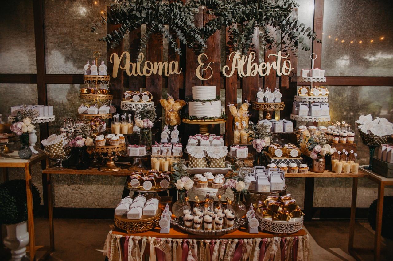 mesa de dulces para boda