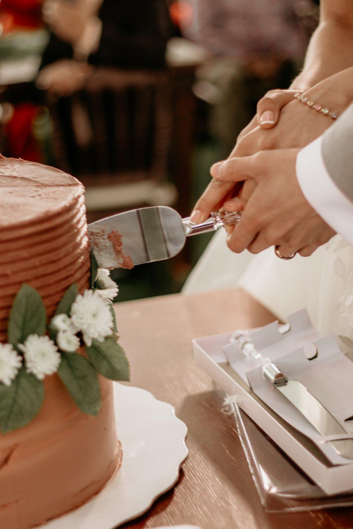 pastel de boda de chocolate