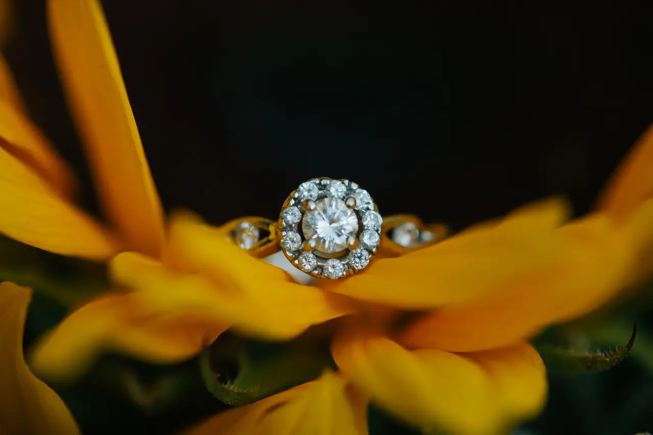 Joyería Anillos Anillos apilables diamante & anillo de la turmalina –anillo de la flor anillo de la boda anillo de la promesa anillo floral Anillo de la rosa anillo de compromiso alianza de la boda 