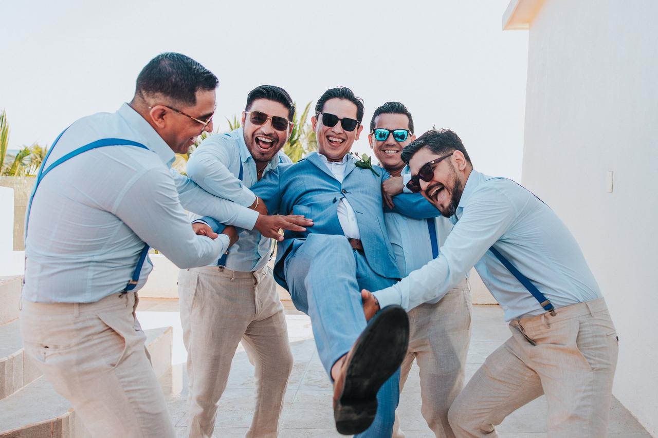 cómo elegir a los caballeros de honor es algo que depende del feeling de cada novio 