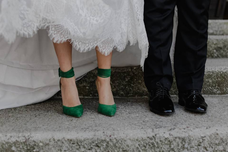 60 zapatos de novia de colores: pon el arcoíris a tus pies