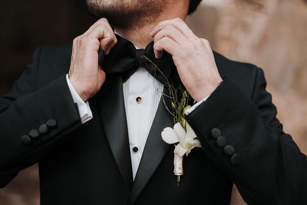 Corbata del novio: guía básica para elegirla 