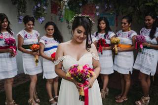 vestidos mexicanos para damas de honor