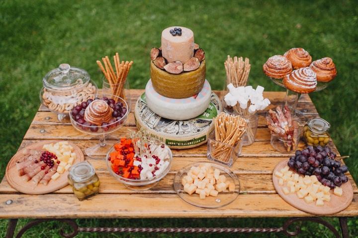 Carpa para bodas con queso, carpa para fiestas al aire libre